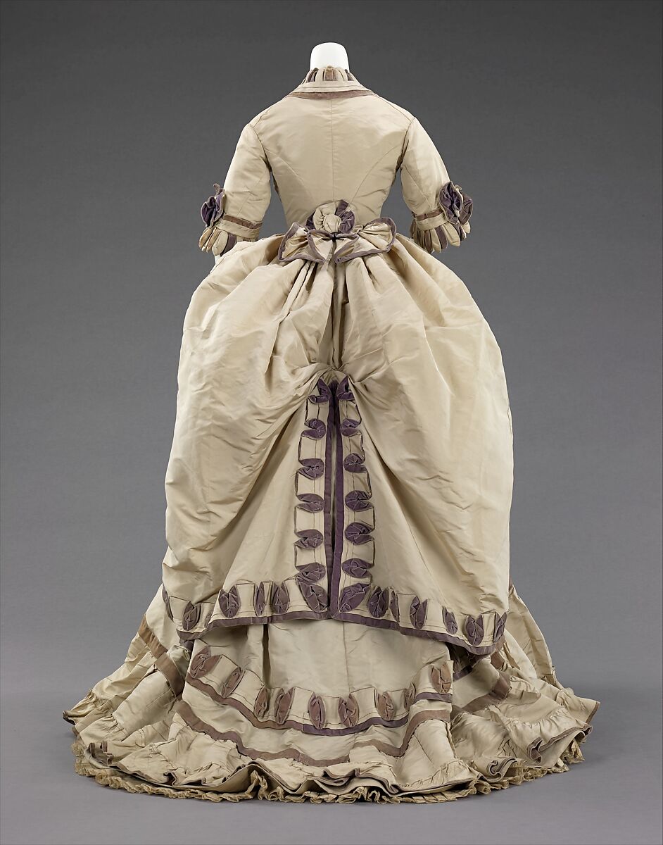 Dinner dress, silk, American