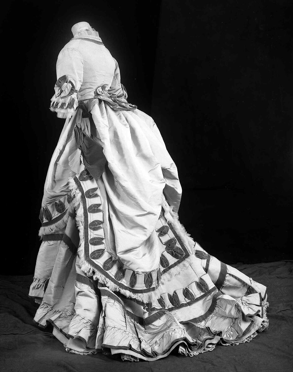 Dinner dress, silk, American