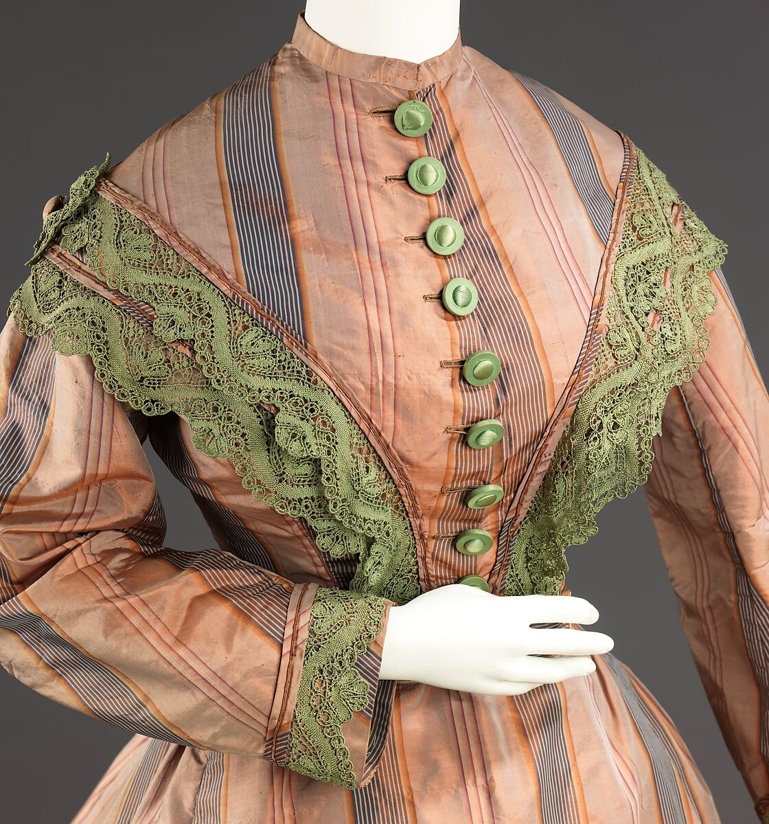 Afternoon dress, silk, American