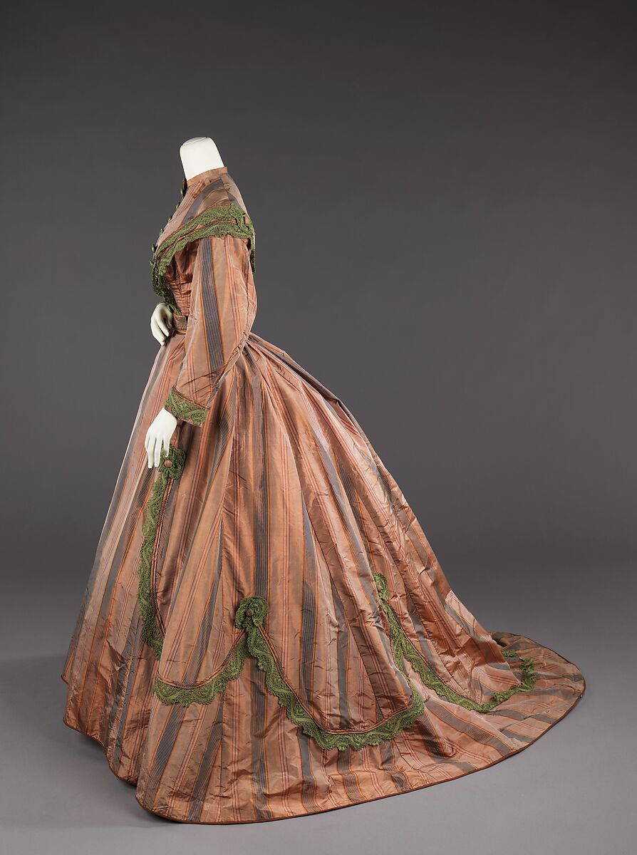 Afternoon dress, silk, American
