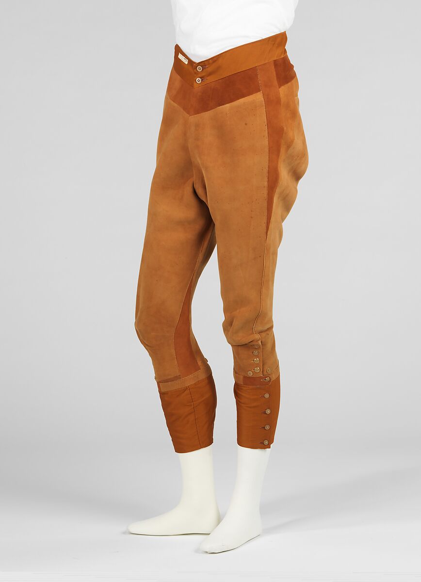 Riding ensemble, wool, silk, cotton, leather, American