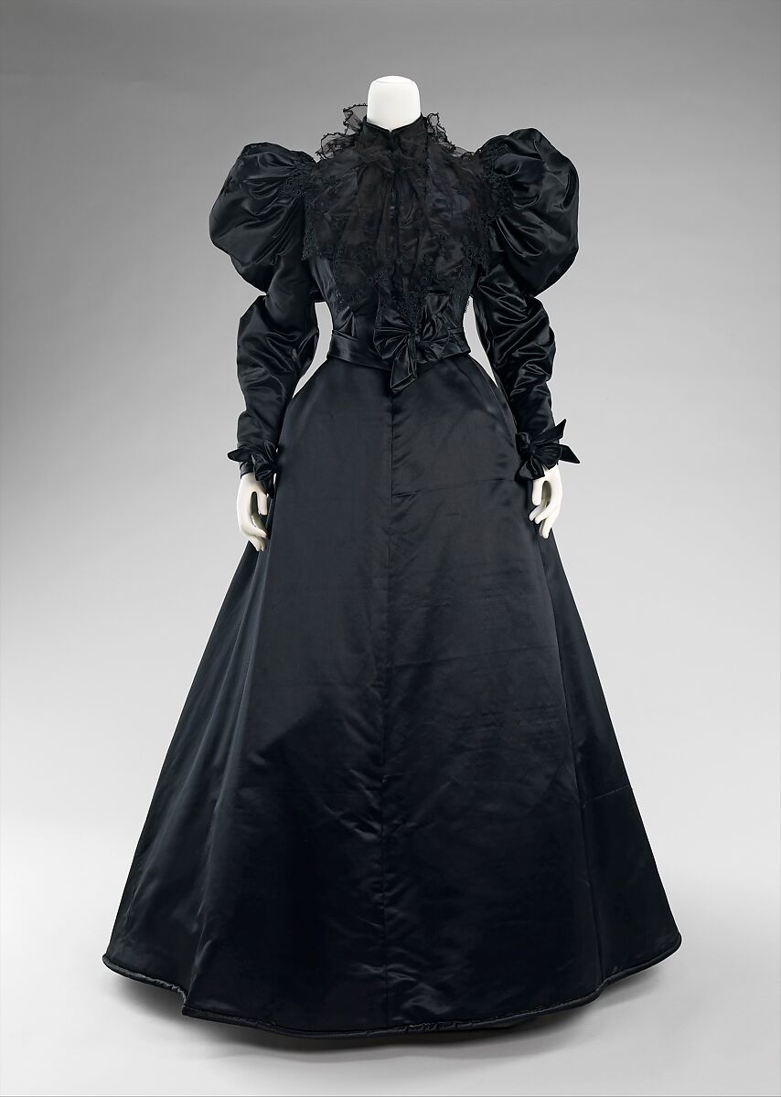 Dinner dress, Mrs. Arnold (American), silk, American 