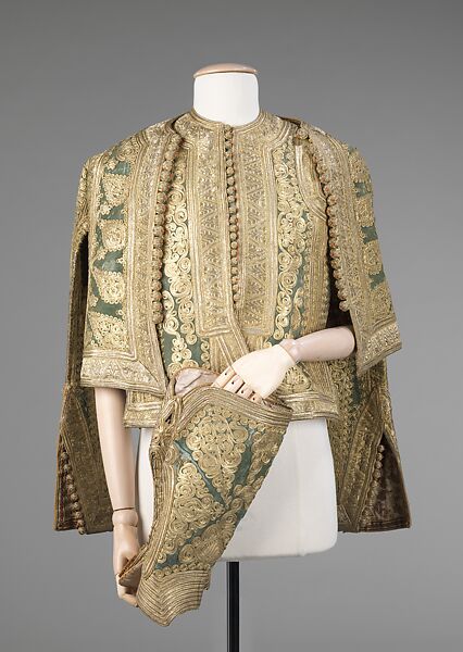 Ensemble, silk, wool, metal, Albanian 