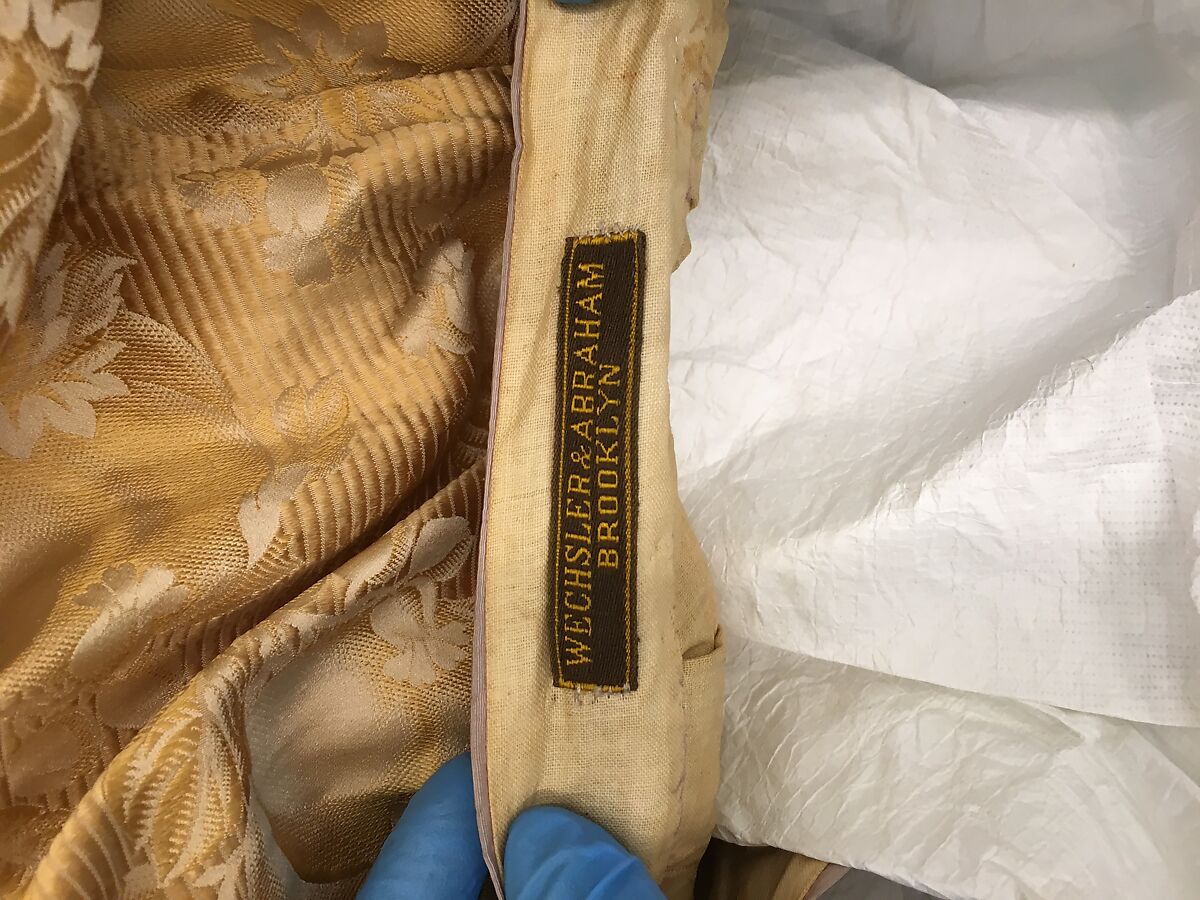 Evening dress, Wechsler &amp; Abraham, silk, American