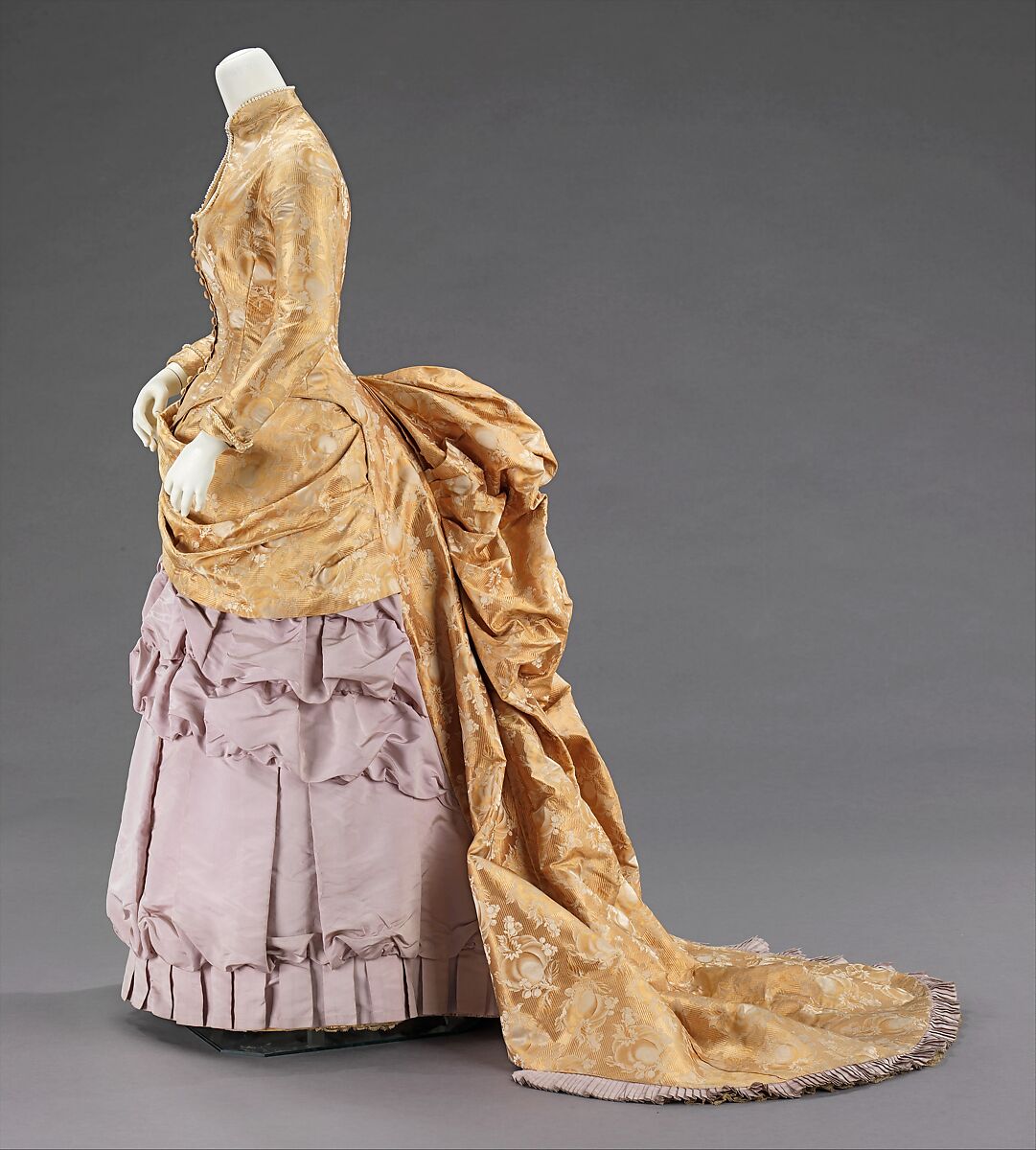 Evening dress, Wechsler &amp; Abraham, silk, American