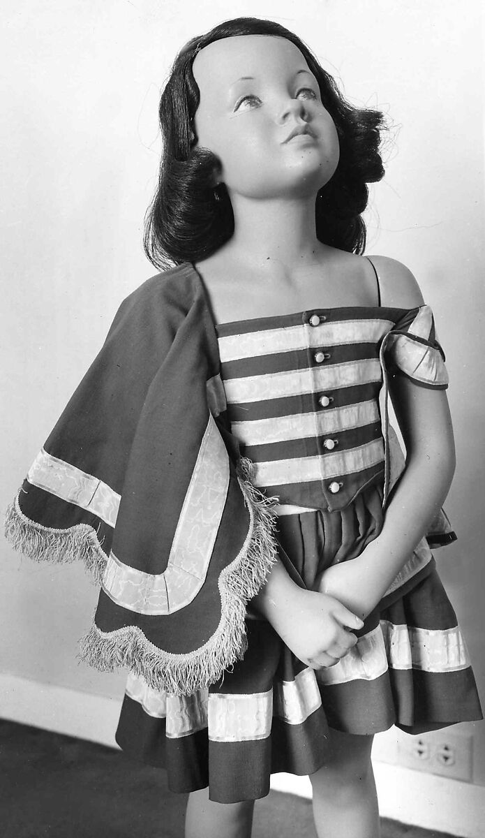 Ensemble, wool, silk, American