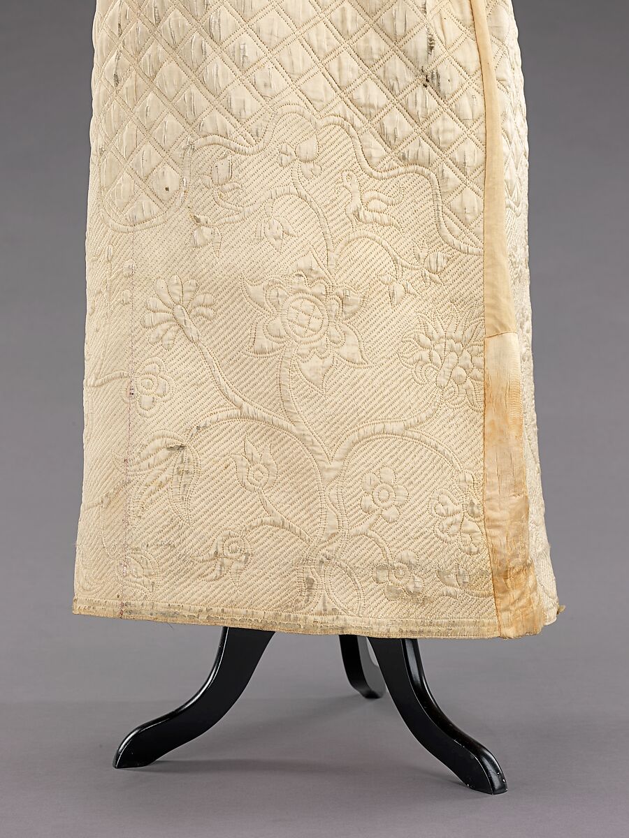 Wedding petticoat, silk, American