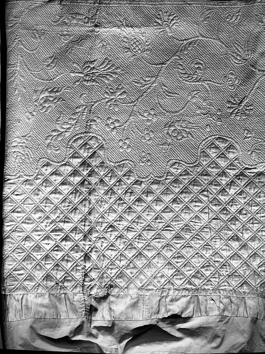 Wedding petticoat, silk, American