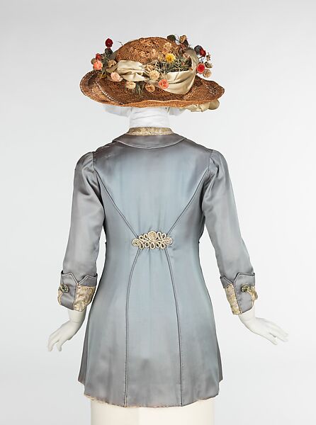 Ensemble, Lord &amp; Taylor (American, founded 1826), silk, metal, leather, synthetic, rhinestones, straw, American