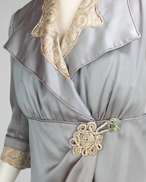 Ensemble, Lord &amp; Taylor (American, founded 1826), silk, metal, leather, synthetic, rhinestones, straw, American