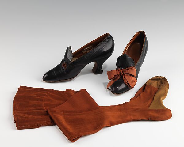 Ensemble, Lord &amp; Taylor (American, founded 1826), silk, metal, leather, synthetic, rhinestones, straw, American