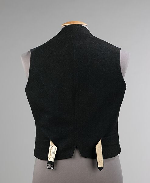 Vest, Barnes &amp; Smits, wool, silk, American