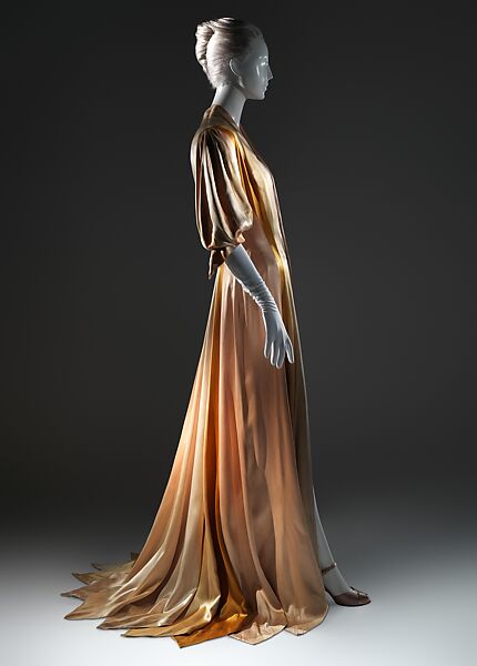 Dressing gown, Charles James (American, born Great Britain, 1906–1978), silk, American