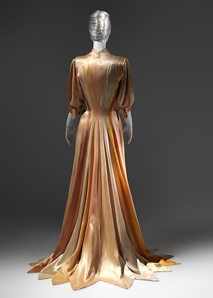 Dressing gown, Charles James (American, born Great Britain, 1906–1978), silk, American