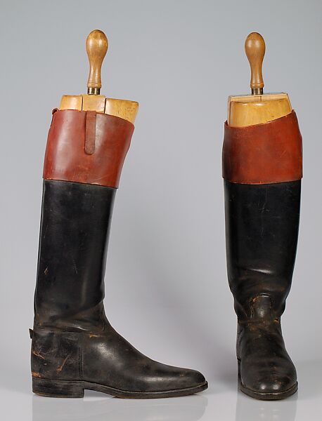 Riding ensemble, Tautz &amp; Company (British), wool, cotton, silk, leather, fur, metal, British