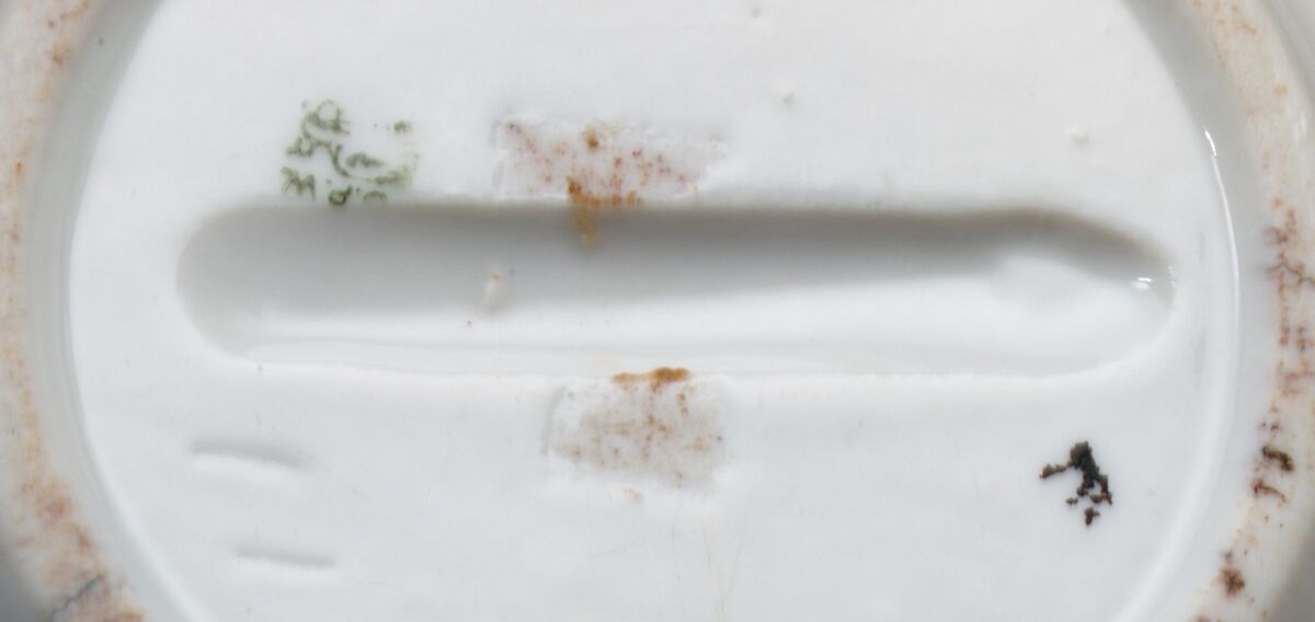 Dish, Karl L. H. Müller (American, 1820–1887), Porcelain, American