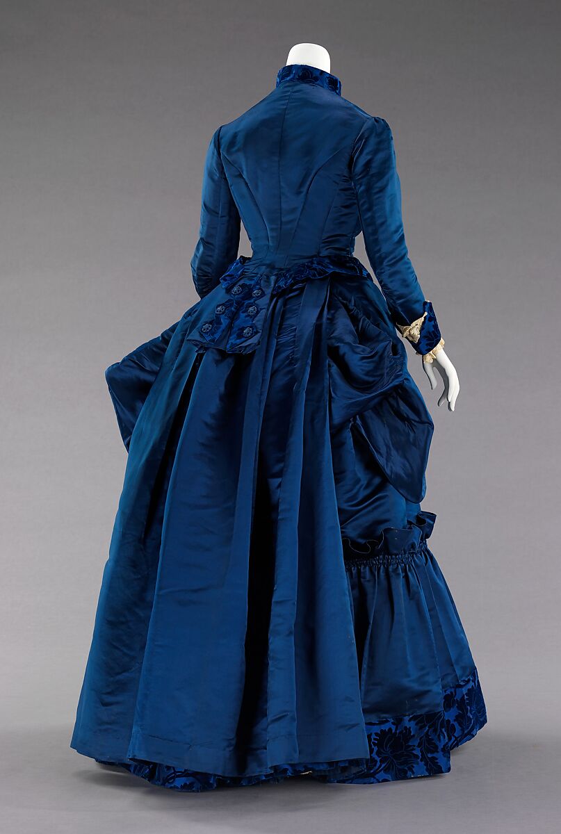 Afternoon dress, Augustine Martin &amp; Company, silk, French