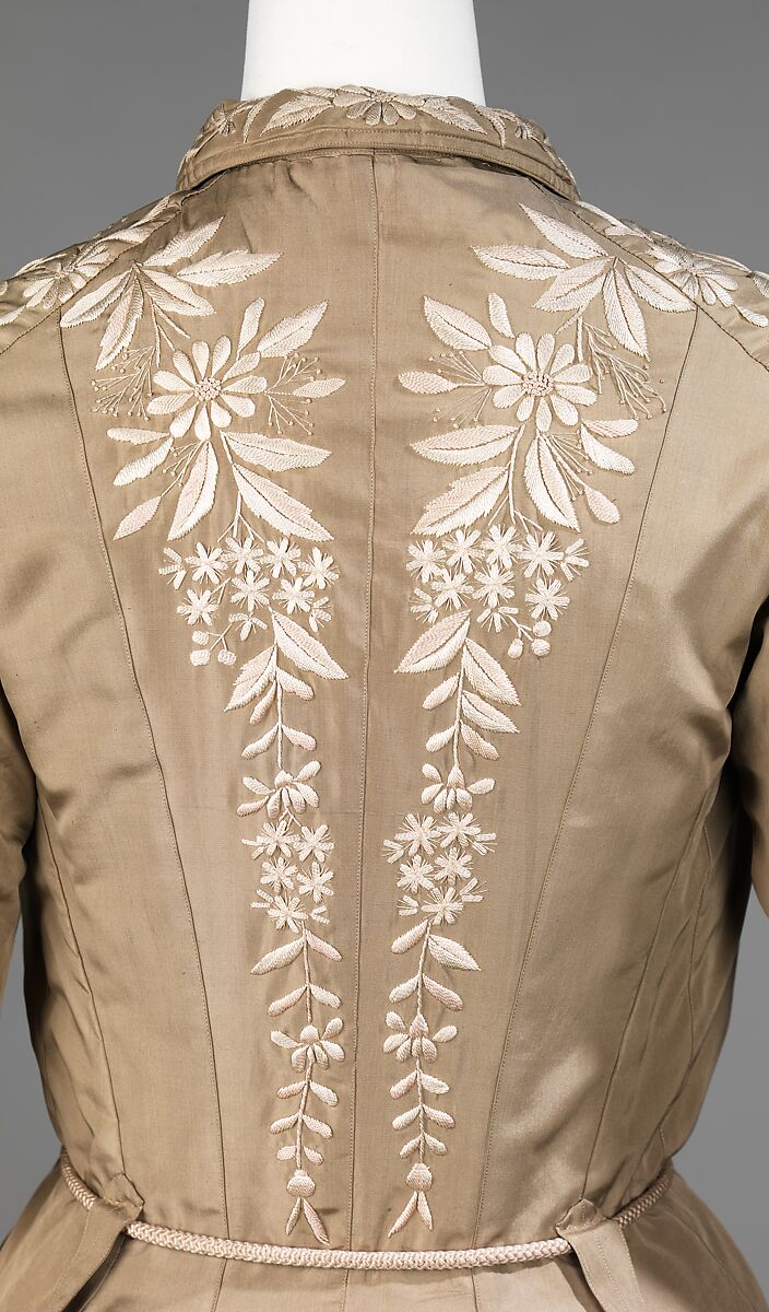 Dressing gown, silk, Japanese