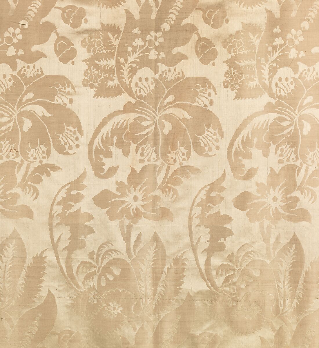 Wedding dress, silk, American