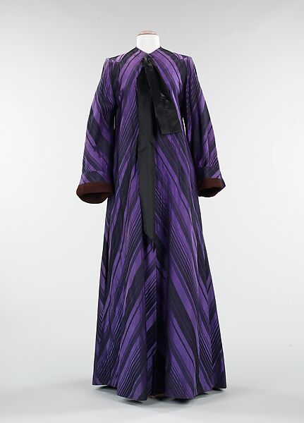 Dressing gown, Charles James (American, born Great Britain, 1906–1978), silk, American 