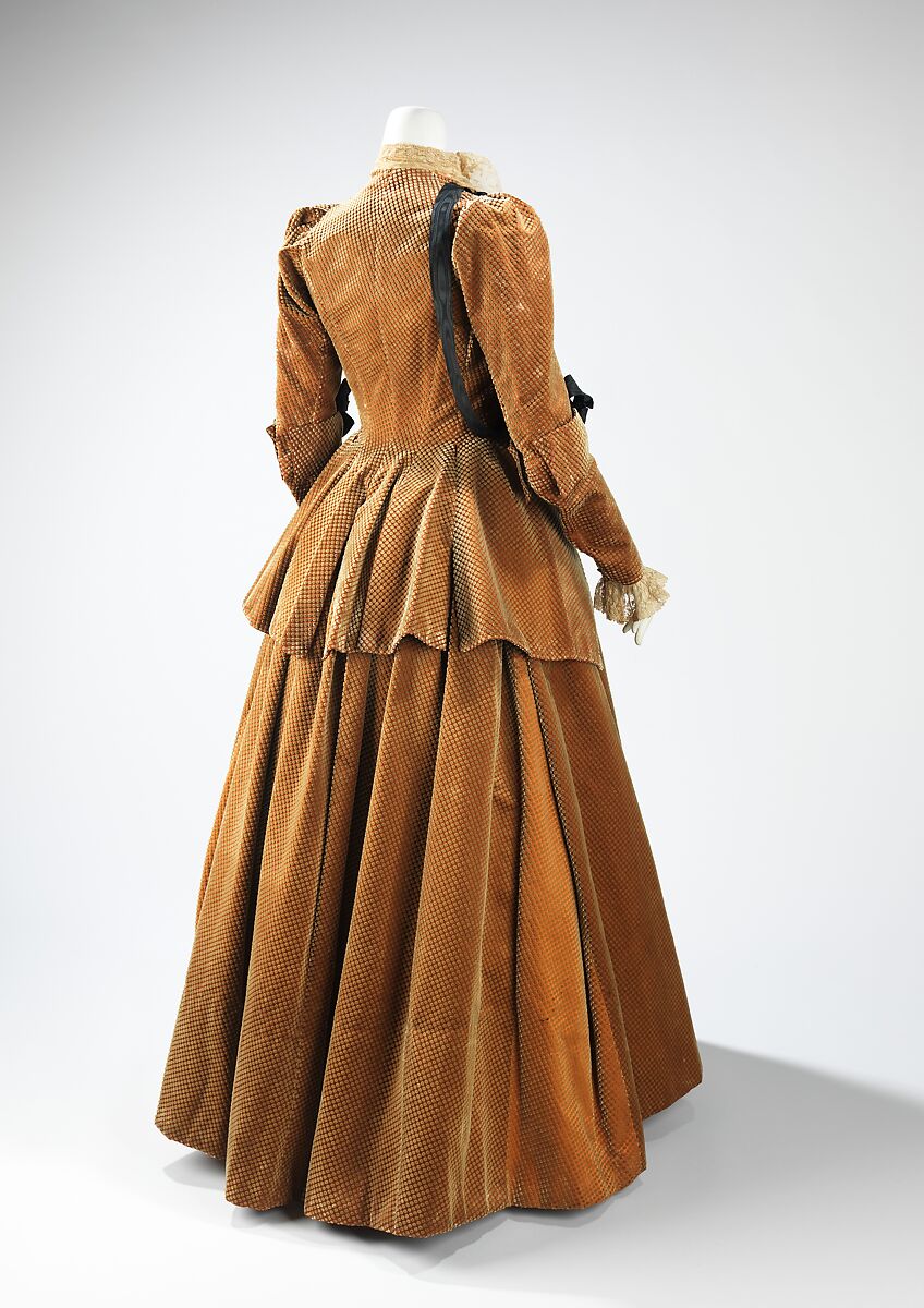 Walking suit, House of Worth (French, 1858–1956), silk, French
