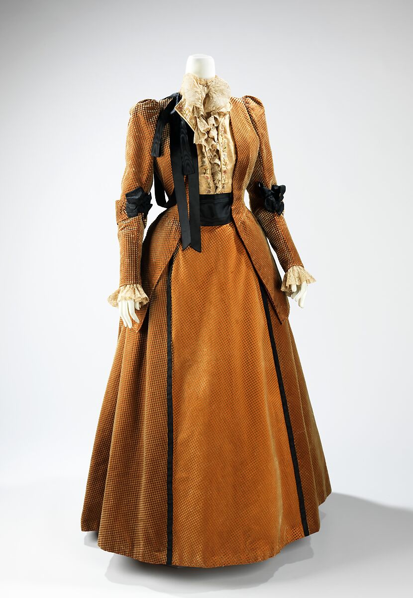 Walking suit, House of Worth (French, 1858–1956), silk, French 