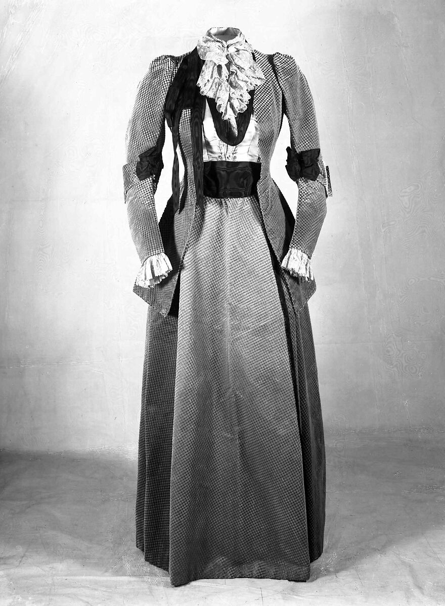 Walking suit, House of Worth (French, 1858–1956), silk, French