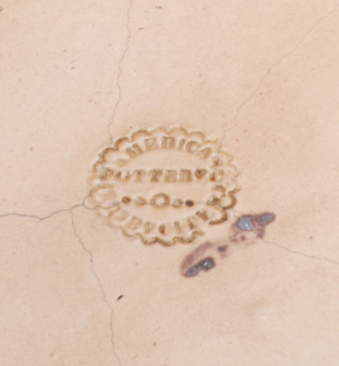 Cuspidor, American Pottery Manufacturing Company (American, 1833–ca. 1854), Earthenware, American