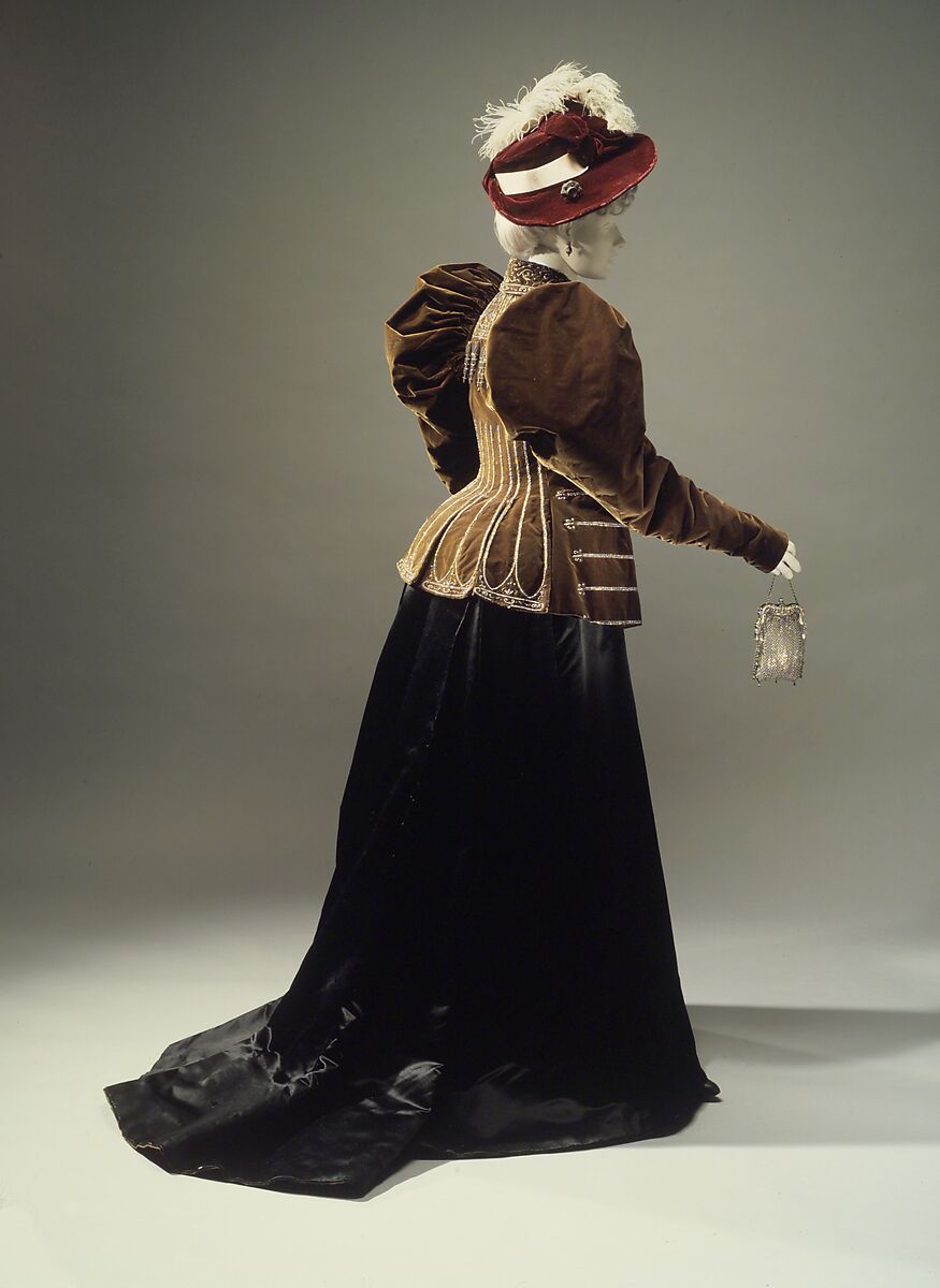 Afternoon jacket, House of Worth (French, 1858–1956), silk, beads, French