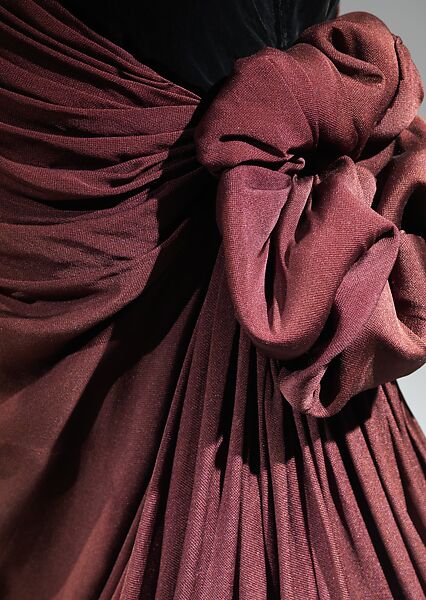 "Bustle", Charles James (American, born Great Britain, 1906–1978), silk/rayon, silk, American