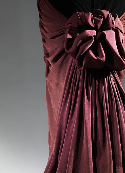 "Bustle", Charles James (American, born Great Britain, 1906–1978), silk/rayon, silk, American