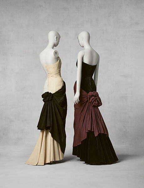 "Bustle", Charles James (American, born Great Britain, 1906–1978), silk/rayon, silk, American