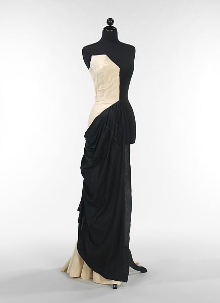 "Bustle", Charles James (American, born Great Britain, 1906–1978), cotton, American 