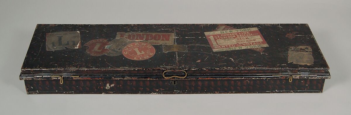 Court presentation ensemble, A. Dusautoy, wool, feathers, silk, cotton, leather, French