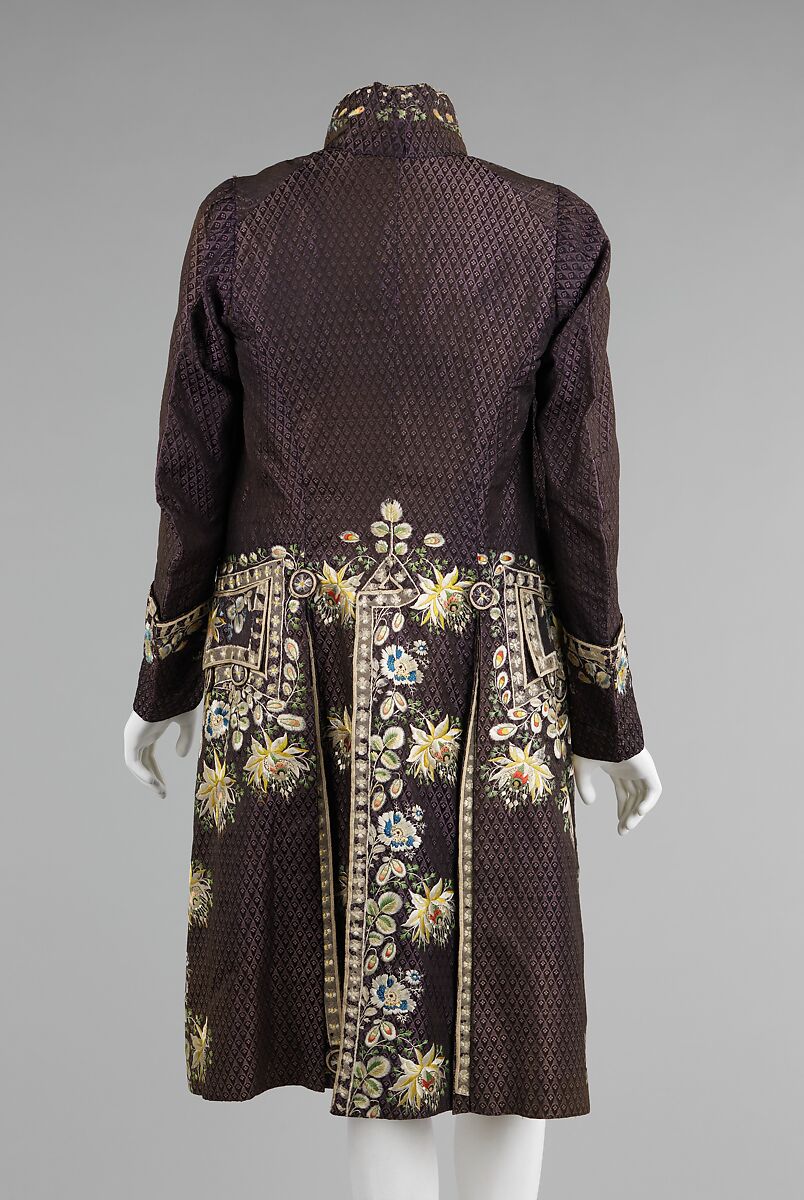 Court suit, silk, probably French