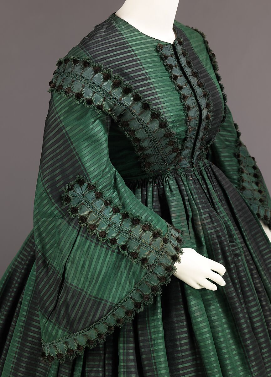Afternoon dress, silk, American
