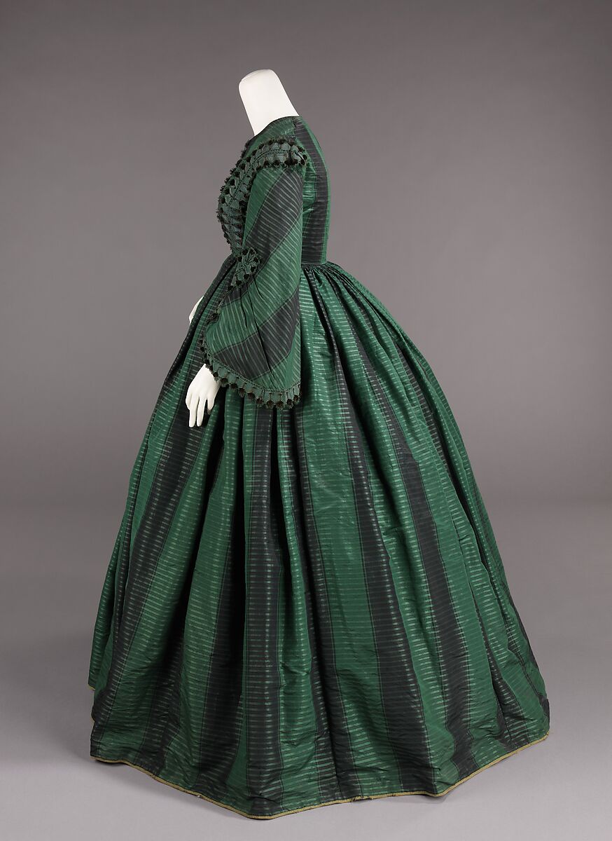 Afternoon dress, silk, American