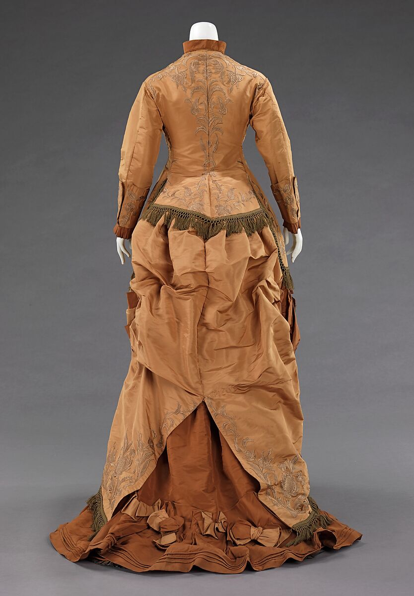 Afternoon dress, silk, American