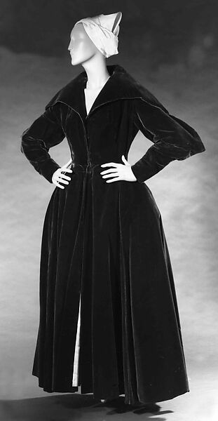 Evening coat, Charles James (American, born Great Britain, 1906–1978), silk, American