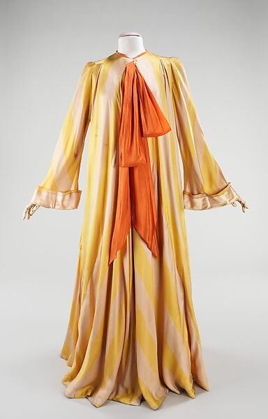 Dressing gown, Charles James (American, born Great Britain, 1906–1978), silk, American 