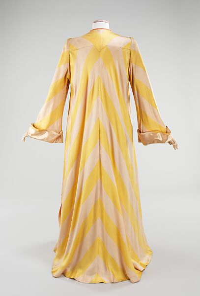 Dressing gown, Charles James (American, born Great Britain, 1906–1978), silk, American