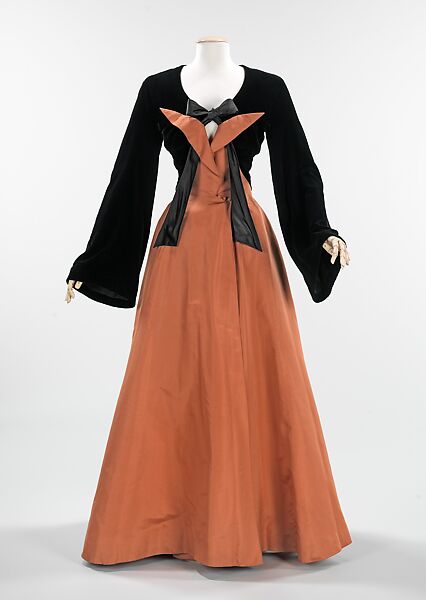 Evening dress, Charles James (American, born Great Britain, 1906–1978), silk, American 