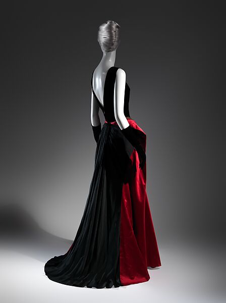Evening dress, Charles James (American, born Great Britain, 1906–1978), silk/rayon, silk, American