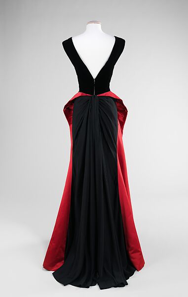 Evening dress, Charles James (American, born Great Britain, 1906–1978), silk/rayon, silk, American