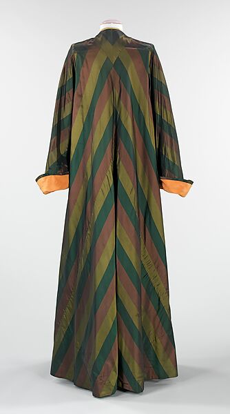 Dressing gown, Charles James (American, born Great Britain, 1906–1978), silk, American