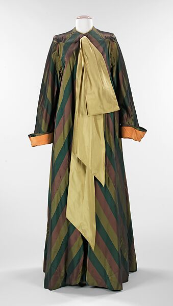 Dressing gown, Charles James (American, born Great Britain, 1906–1978), silk, American 