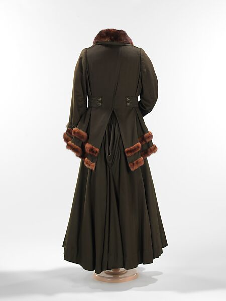 Suit, Arnold Constable &amp; Company (American), wool, fur, silk, American