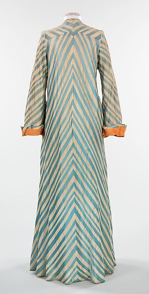 Dressing gown, Charles James (American, born Great Britain, 1906–1978), silk, American
