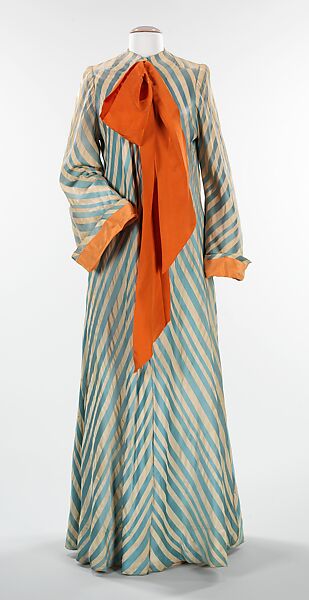 Dressing gown, Charles James (American, born Great Britain, 1906–1978), silk, American 