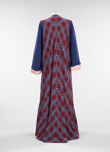 Dressing gown, Charles James (American, born Great Britain, 1906–1978), wool, silk, American